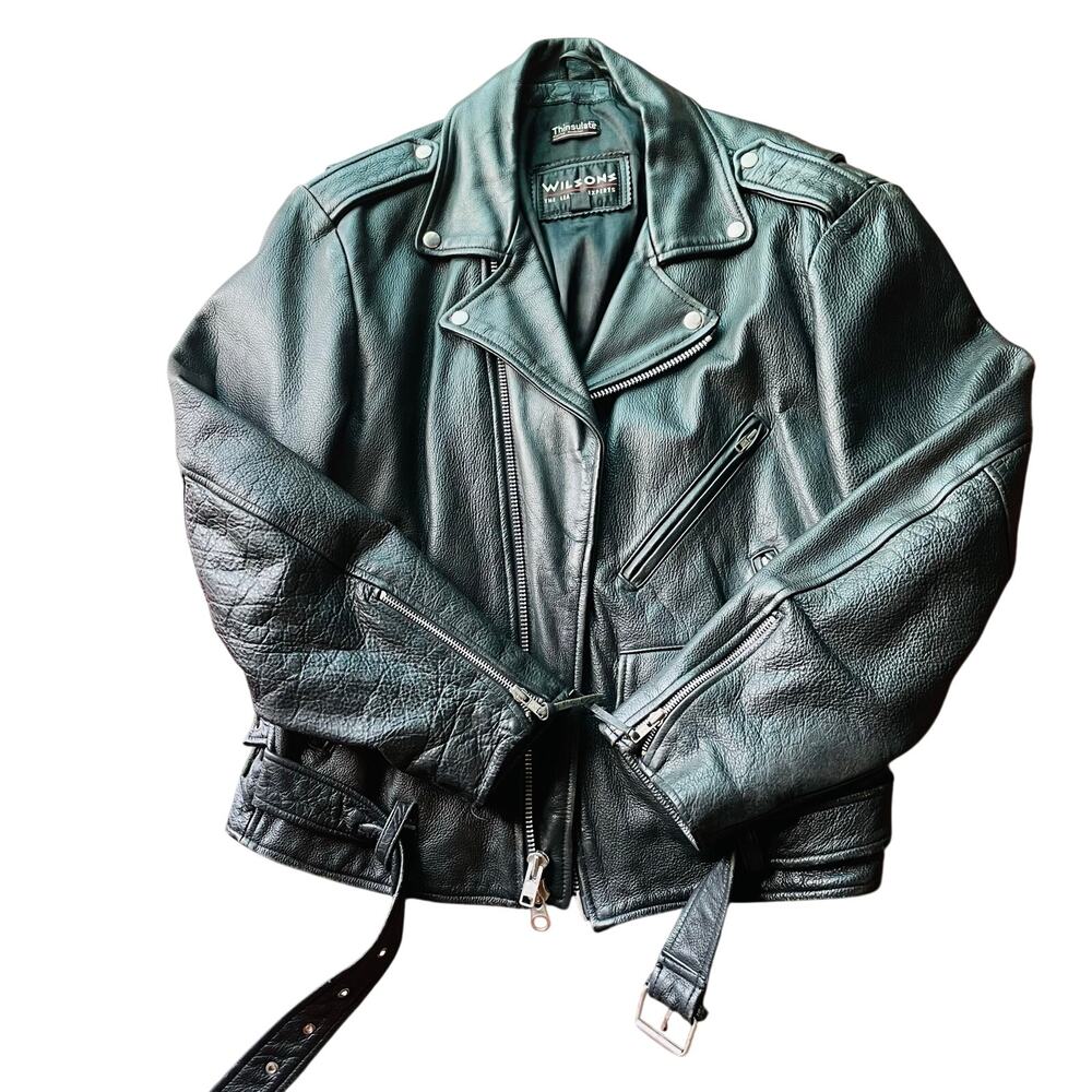 Vintage Wilson’s leather XL Motorcycle Jacket